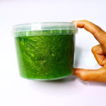 اسلایم متالیک ترقه ای زیتون طلایی - Image 2