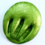 اسلایم متالیک ترقه ای زیتون طلایی - Image 6