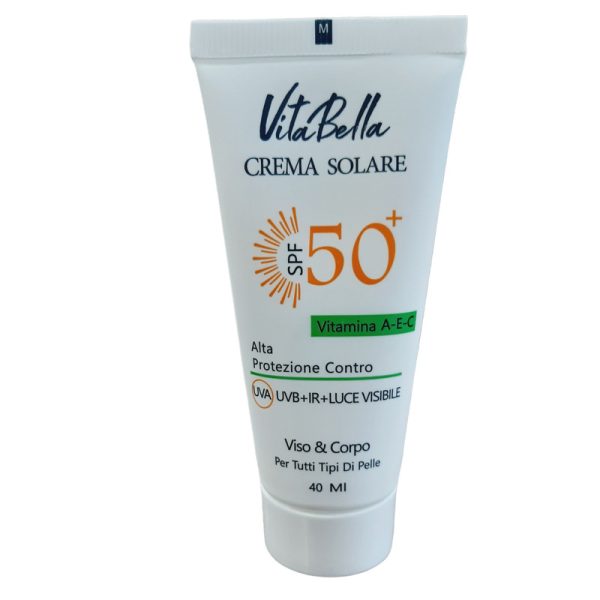 کرم ضدآفتاب ویتابلا spf50 بی رنگ